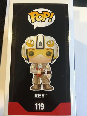 Funko Pop! Star Wars Rey #119 (With X-Wing Helmet Exclusive)