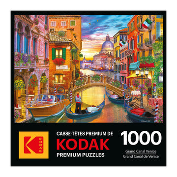 RoseArt - Kodak enhanced - Grand Canal Venice - 1000 Piece Jigsaw Puzzle for mature-themeds