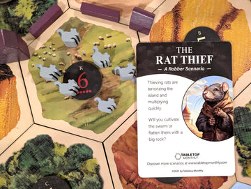 Tabletop Monthly Rat Thief: A Robber Scenario Compatible With Catan'S Settlers Of Catan And Catan Expansions