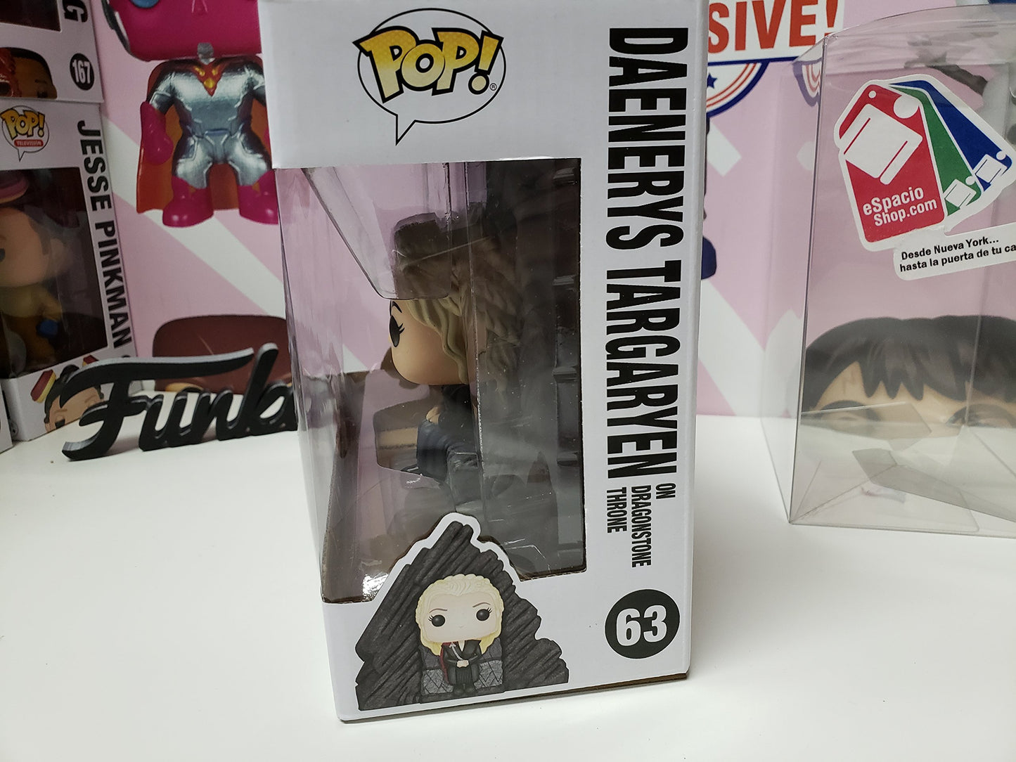 Funko Pop! Ride: Game Of Thrones Daenerys On Dragonstone Throne Collectible Figure, Multicolor