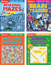 Highlights Puzzle Fun 2025 Puzzle Books For Kids Ages 6 And Up, 4-Book Set Of Brain Teasers, Mazes, Word Puzzles And More Travel