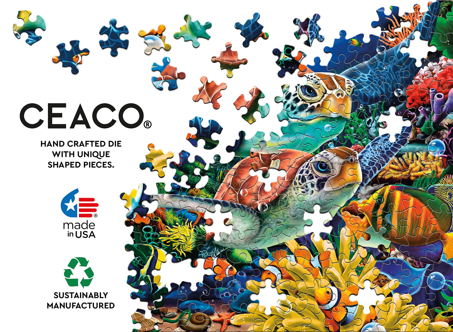 Ceaco - Ocean Collection - Turtles - 1500 Piece Jigsaw Puzzle