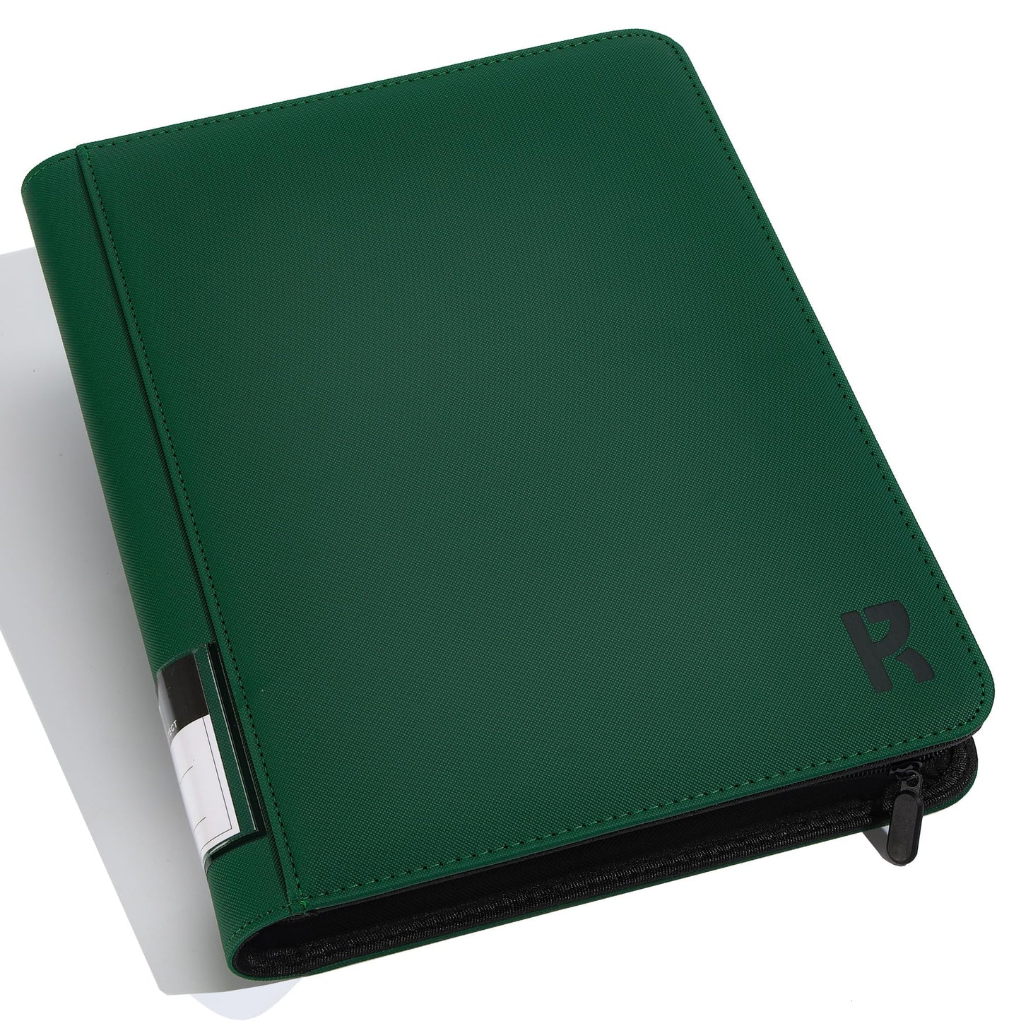 KarlyPro Top 3x4 Sleeves Binder Hold 288 Cards Storage 9-Pocket enhanced Zipper Album Collection Binder for TCG Sports Baseball or Other Trading Cards in 3 x 4 Top Hard Sleeves -Green