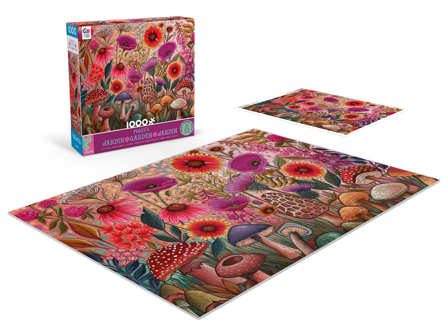 Ceaco - Peggy'S Garden - Morel Of The Story - 1000 Piece Jigsaw Puzzle