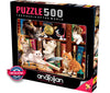 Anatolian Puzzle - Kittens In The Library, 500 Piece Jigsaw Puzzle, #3618