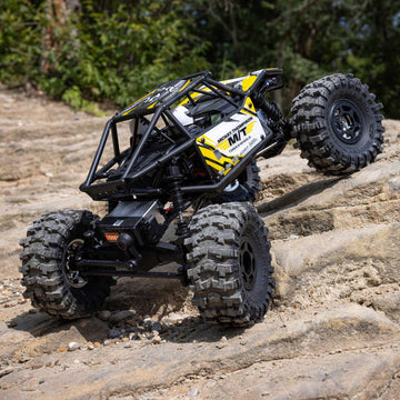 Axial RC Truck UTB18 Capra 4WS 1/18 4x4 RTR - Yellow - AXI-1750T2 - Complete Set for Immediate Use