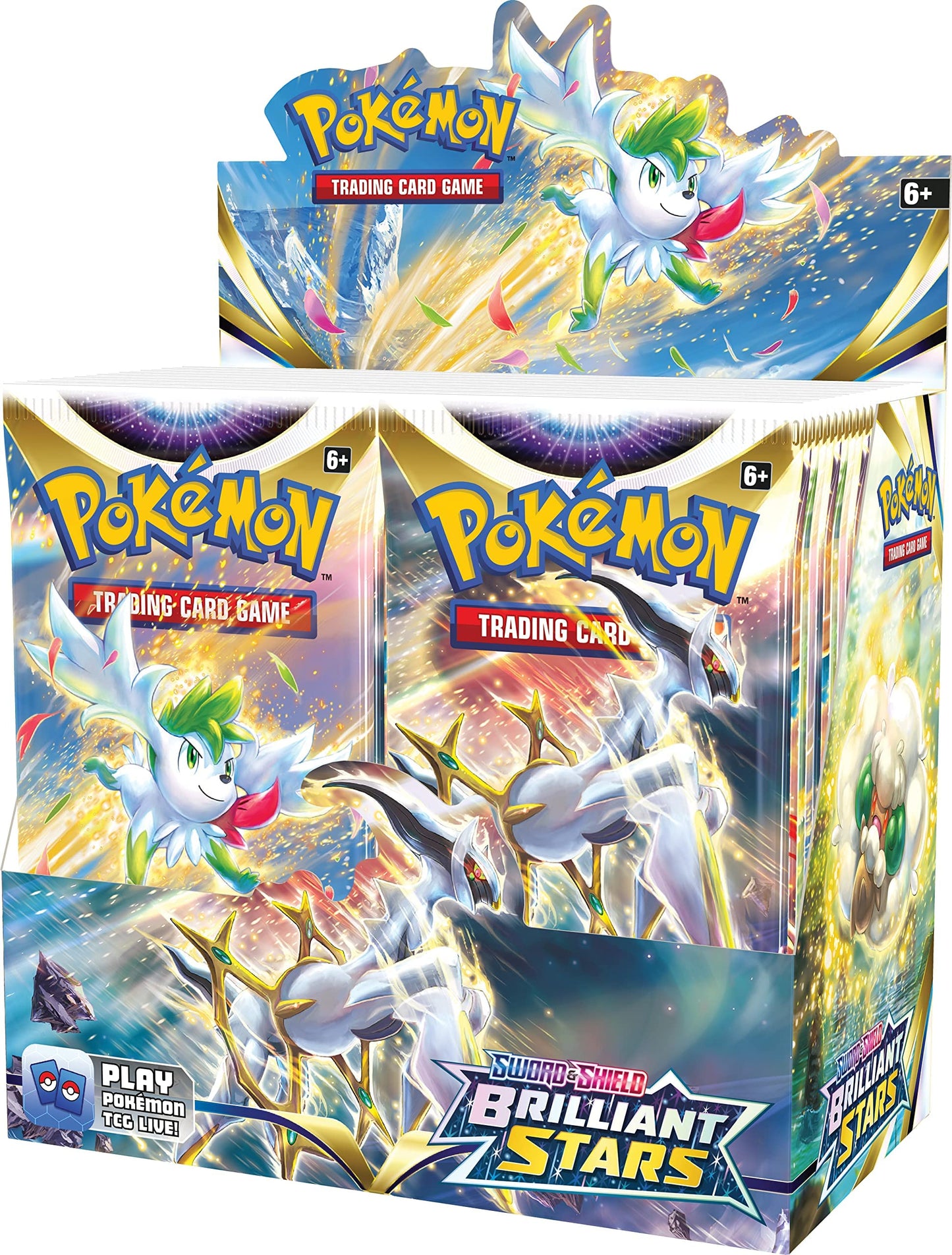 Pokemon TCG: decorative replica blade & Shield Brilliant Stars 36 Count Booster Box