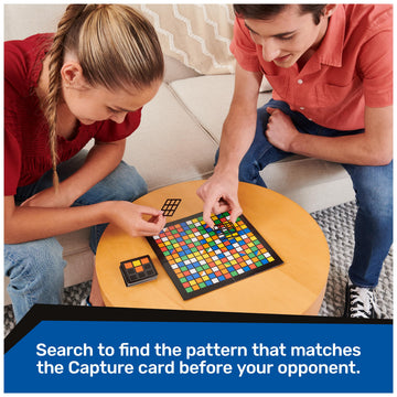Rubik's Capture Travel-Sized Two-Player Puzzle Game - Fast-Paced Fidget Toy for Ages 8+, Model 6064558, Paper Material