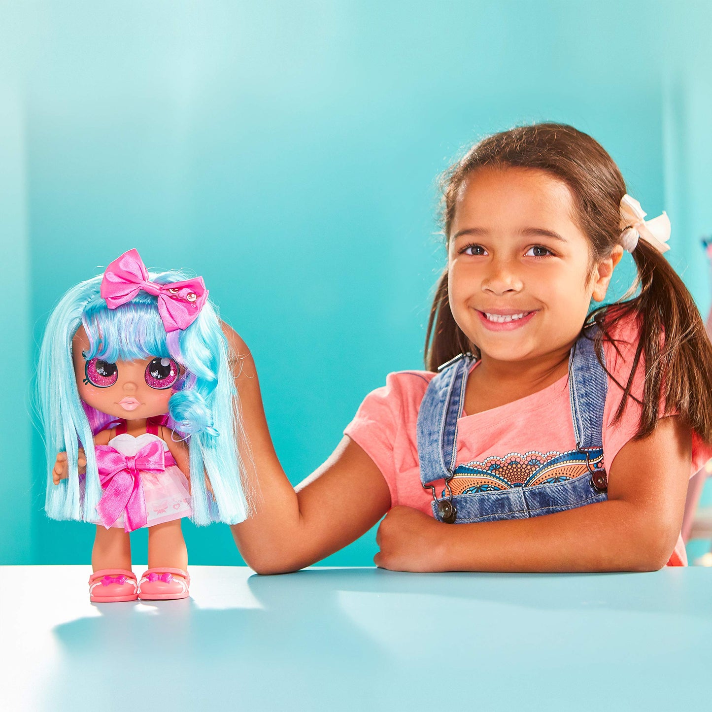 Kindi Kids Fun Time Friends - Pre-School Play Doll, Bella Bow - For Ages 3+ | Changeable Clothes And Removable Shoes