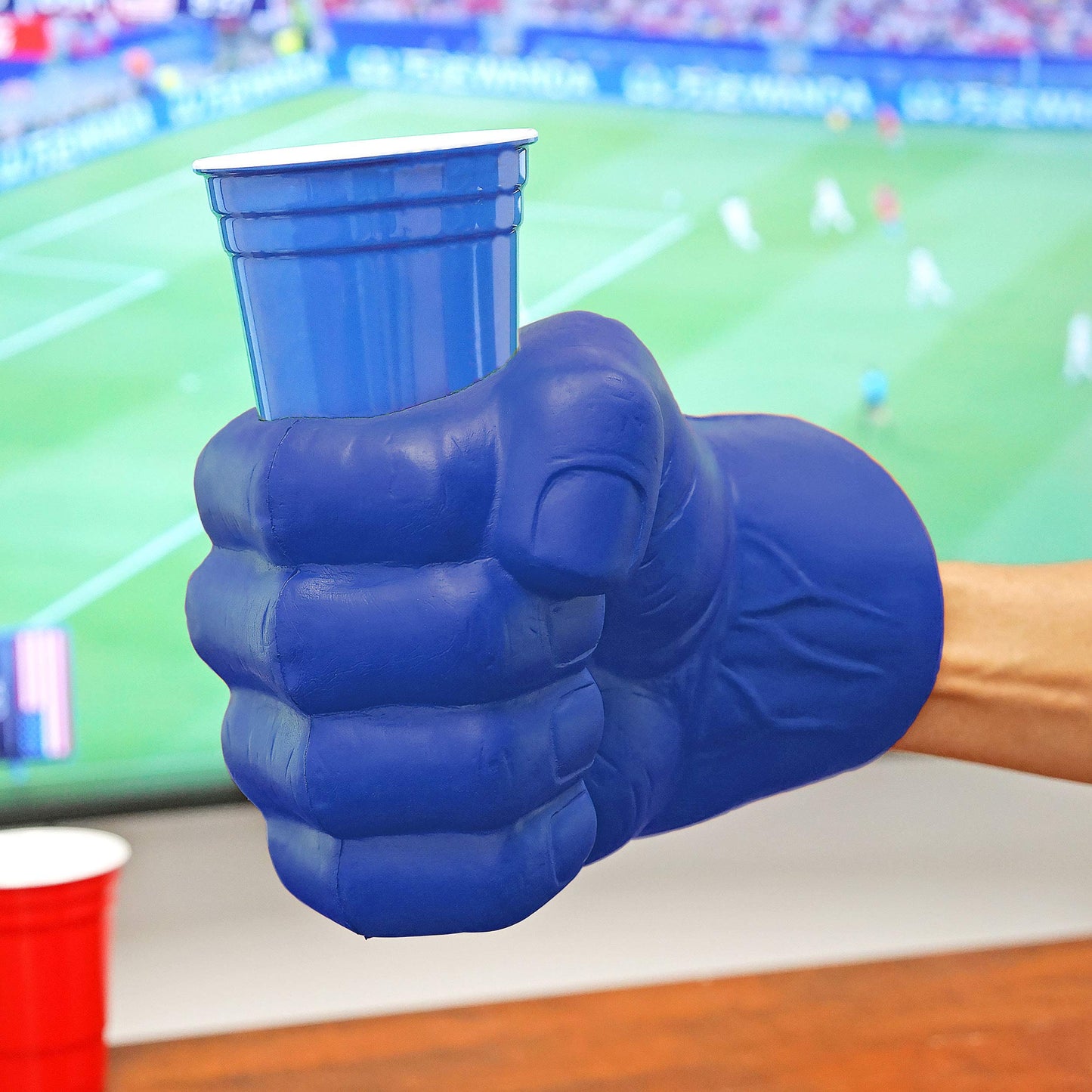 Fairly Odd Novelties Giant Foam Fist Hand Cooler Novelty, Right Hand, Blue