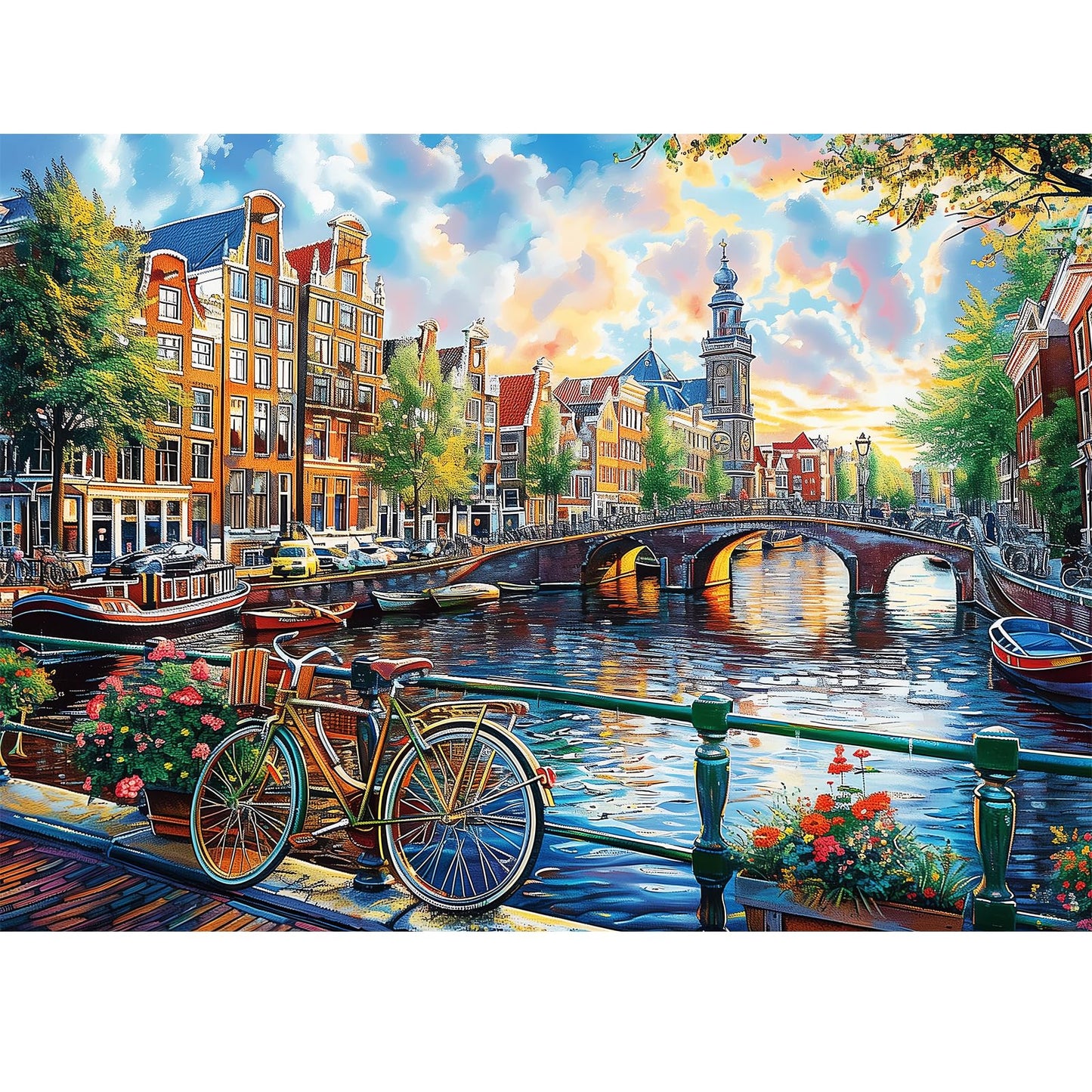 Jigsaw Puzzles 300 Pieces For Adults Bike Puzzles For Kids Ages 8-10 10-12 Puzzles Games 300 Piece Puzzle Recycled Cardboard Puzzles Educational Toys Gift Family Puzzle