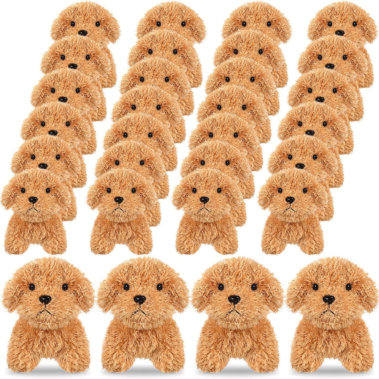 Hydren 30 Pcs Puppy Dogs Stuffed Animals Bulk Mini Dog Plush Soft Puppy Fluffy Stuffed Animal Dog For Kids Baby Girls Boys Valen
