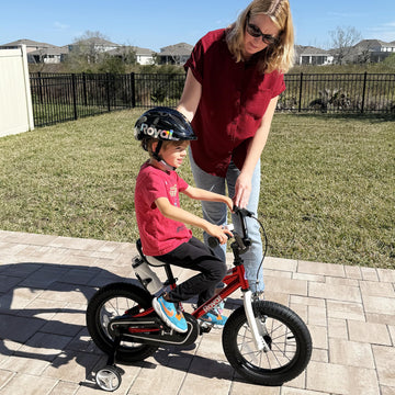 RoyalBaby 12 Black Training Wheels for Kids Bike - Durable, Easy to Install, Perfect for 12 Inch RoyalBaby Bikes