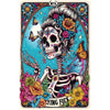 Halloween Sugar Skull 500 Piece Jigsaw Puzzle for mature-themeds Day of The Dead Puzzle with Vibrant Floral Skull Butterflies Playing Cards Art Challenging mature-themed Jigsaw Puzzles for Game Night(15 x23 )