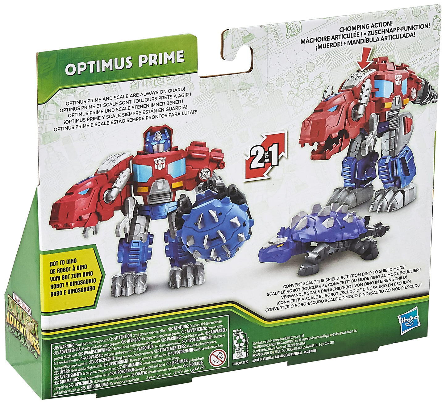 Transformers Rescue Bots Dinobot Adventures Optimus Prime Figure