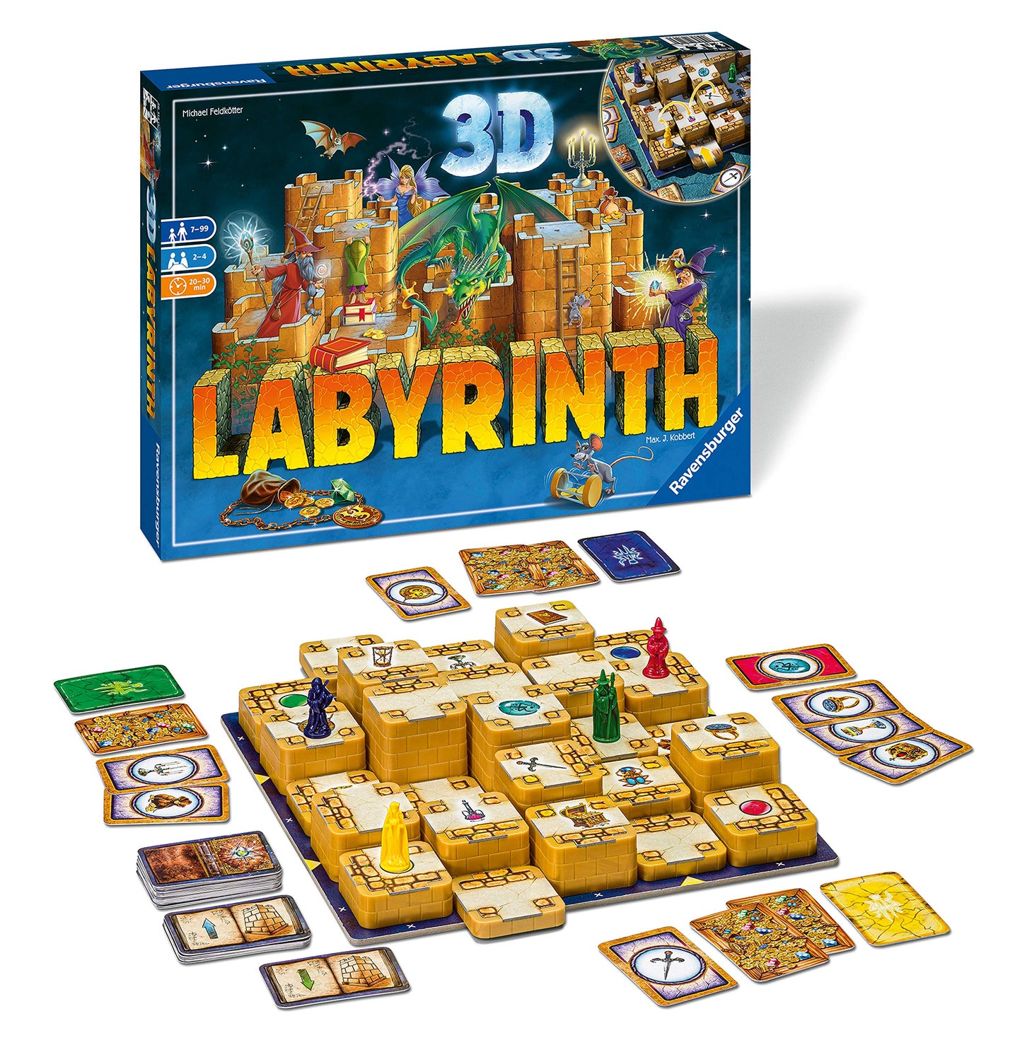 Ravensburger 3D Labyrinth Family Board Game | Easy To Learn Puzzle Game | Engaging Brain Teaser For Kids & Adults | Unique Replay Value