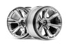 HPI Racing 6 Shot Mt Rim Chrome (Pack of 2)
