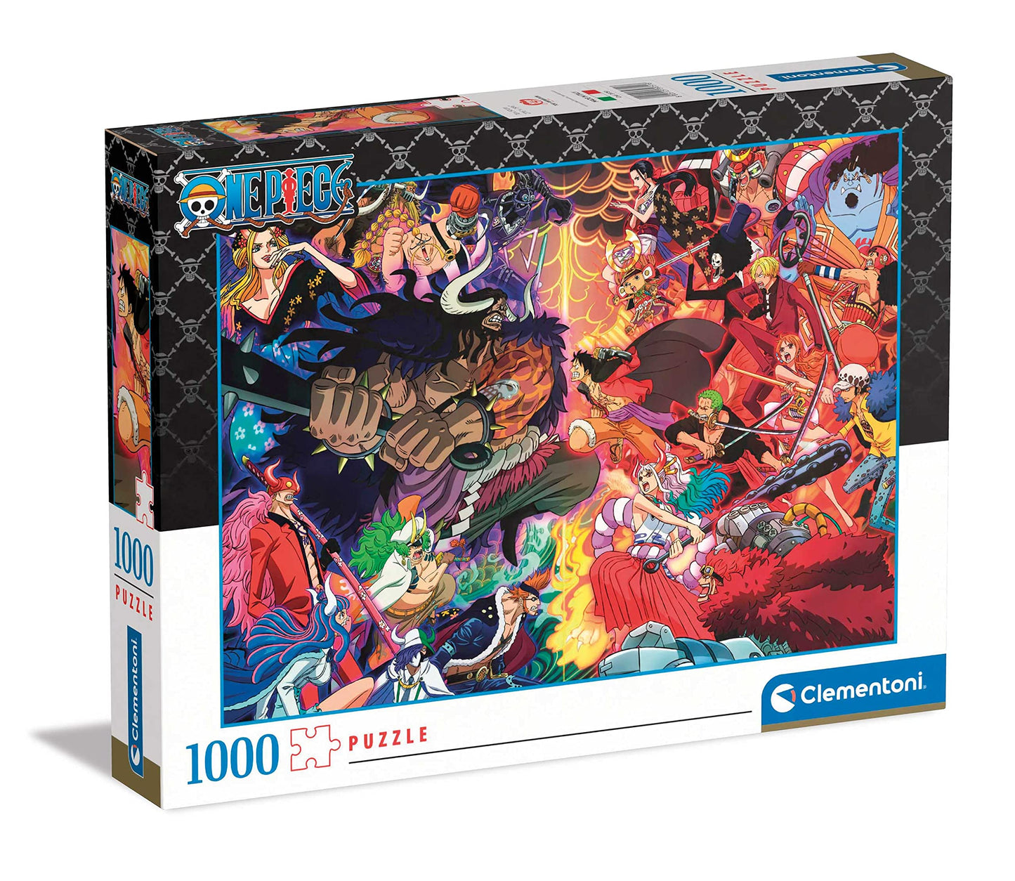 Clementoni - 39751 - Puzzle Anime One Piece - Jigsaw Puzzle 1000 Pieces, Jigsaw Puzzle for Adults - Made in Italy