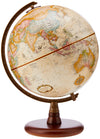 Replogle Quincy Antique English Globe, 9-Inch Diameter, Off-white Wood, Model 51510