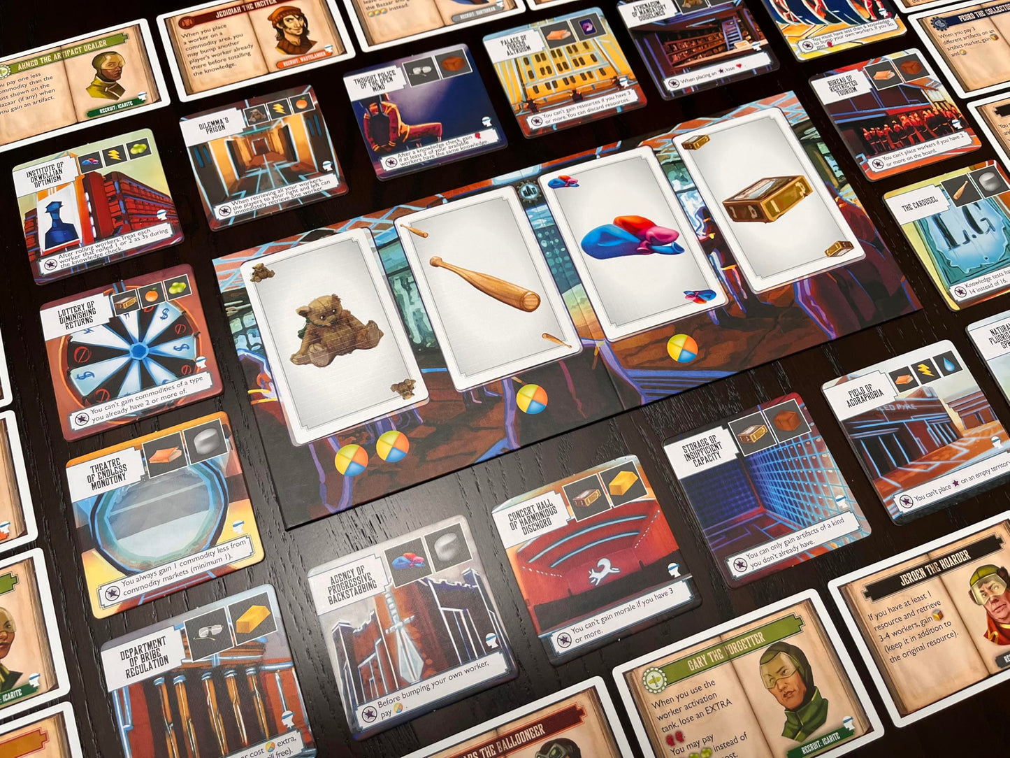 Stonemaier Games: Euphoria: Ignorance is Bliss Expansion | Add to Euphoria: Build a Better Dystopia (Base Game) | New Solo Mode,