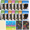 Pokonboy 16 Pack Scratch Arts And Crafts Notebooks, Scratch Note Pads For Kids Rainbow Party Favors Coloring Books For Kids Art Party Supplies Stocking Stuffers(16 Wooden Stylus & 4 Drawing Stencils)