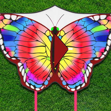 Butterfly Kite For Kids 4-8 8-12, Kid Kites Easy To Fly, Colorful Kite For Adults & Beginners, Beach Park Outdoor Activities, Ea