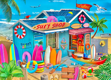 500 Piece Puzzle For Adults - Jigsaw Puzzles - Beach Surf Shop