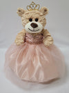 Kinnex Collections Since 1997 12'' Quince Anos Last Doll Teddy Bear With Dress (Centerpiece) ~ Arc09832-30 (Rose Gold)
