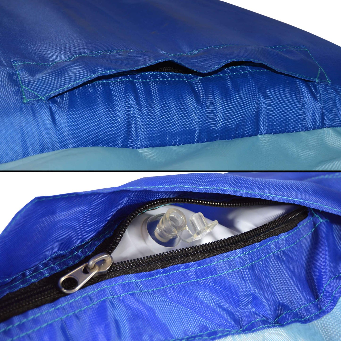 Blue Wave Drift + Escape U-Seat Inflatable Lounger, Blue