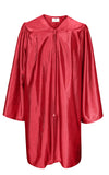 GradPlaza Shiny Choir Robe Kindergarten Preschool Graduation Gown Shiny Graduation Gown for Kids Red Size 33
