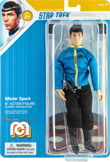 Mego Action Figures, 8” Star Trek - Spock, Dress Uniform (Limited Edition Collector’S Item)