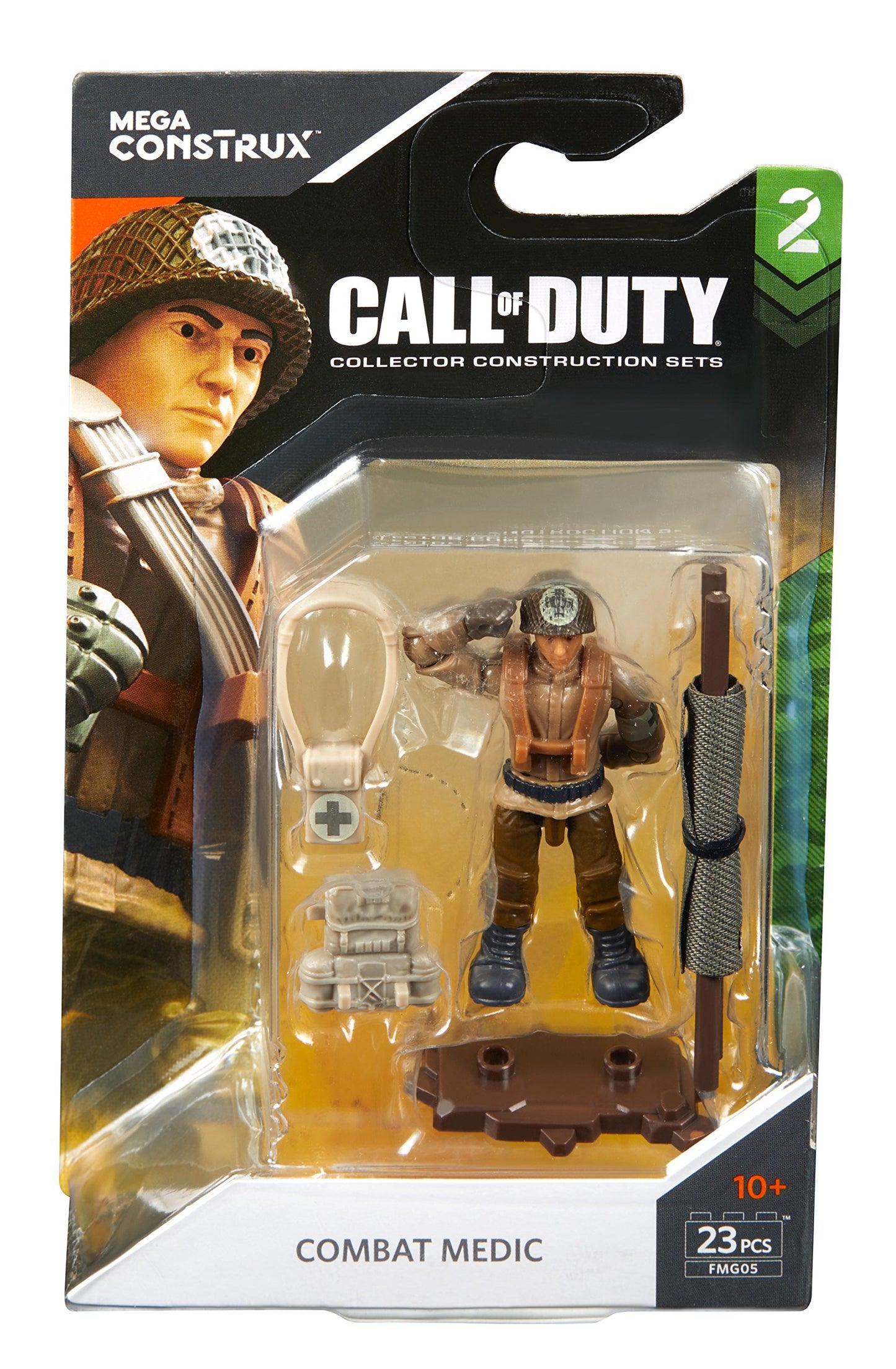Mega Construx Call Of Duty Ww2 Medic Building Set (1 Piece)