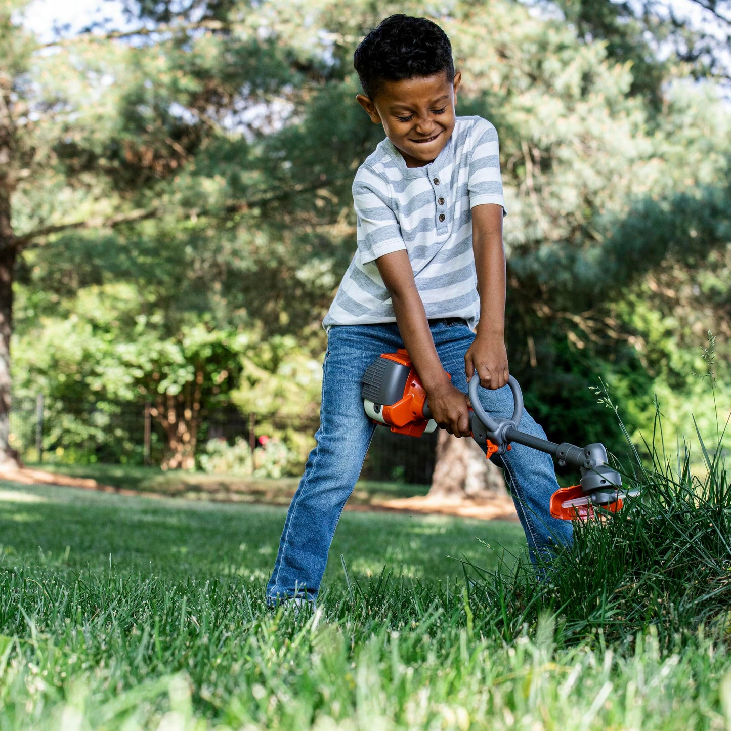 Husqvarna Toy Trimmer with Realistic Sounds and Light-Up Trimmer Line Toy Eater for Kids Ages 3 and Up