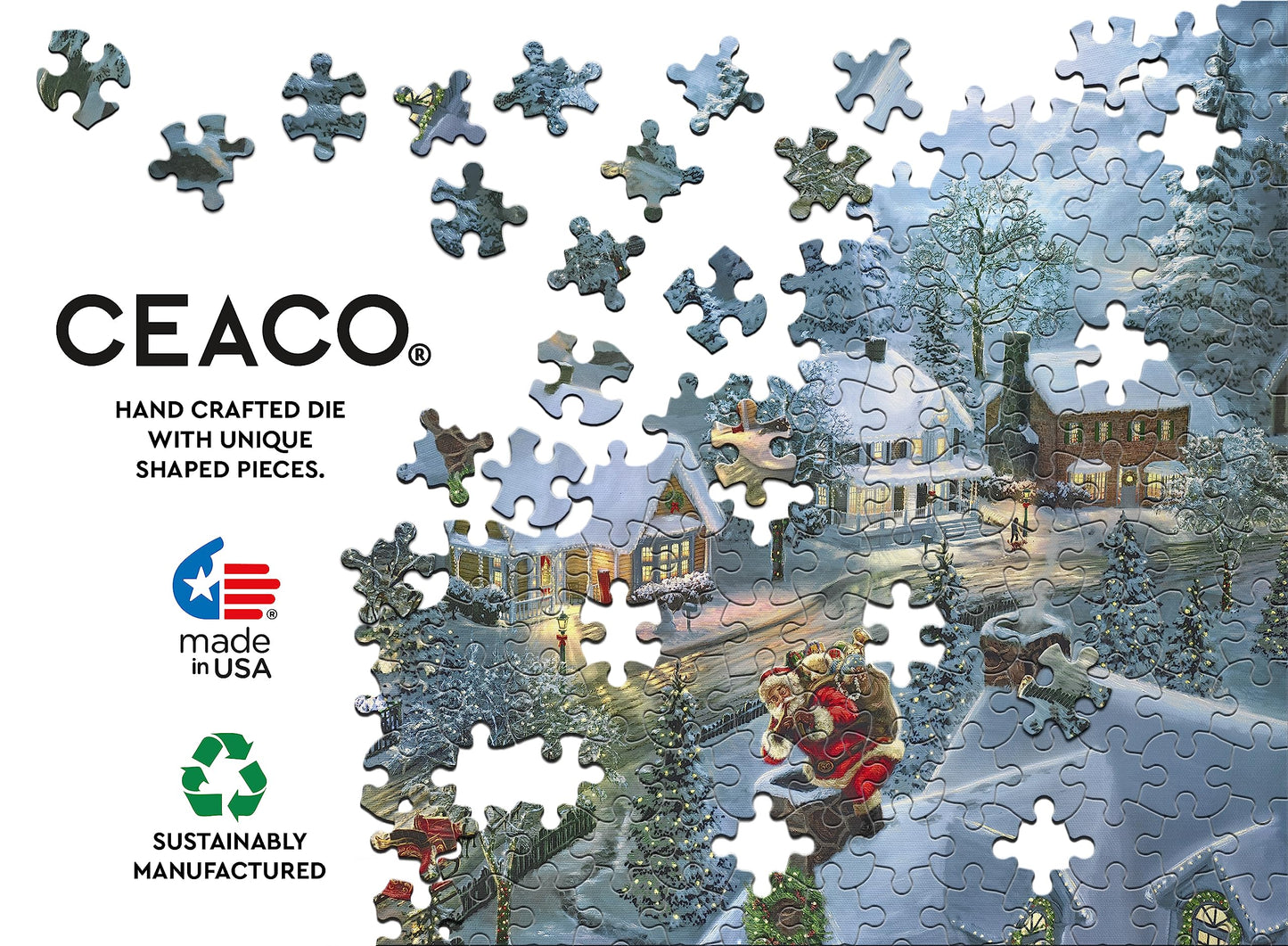 Ceaco - Holiday - Santa'S Silent Night - 300 Piece Jigsaw Puzzle