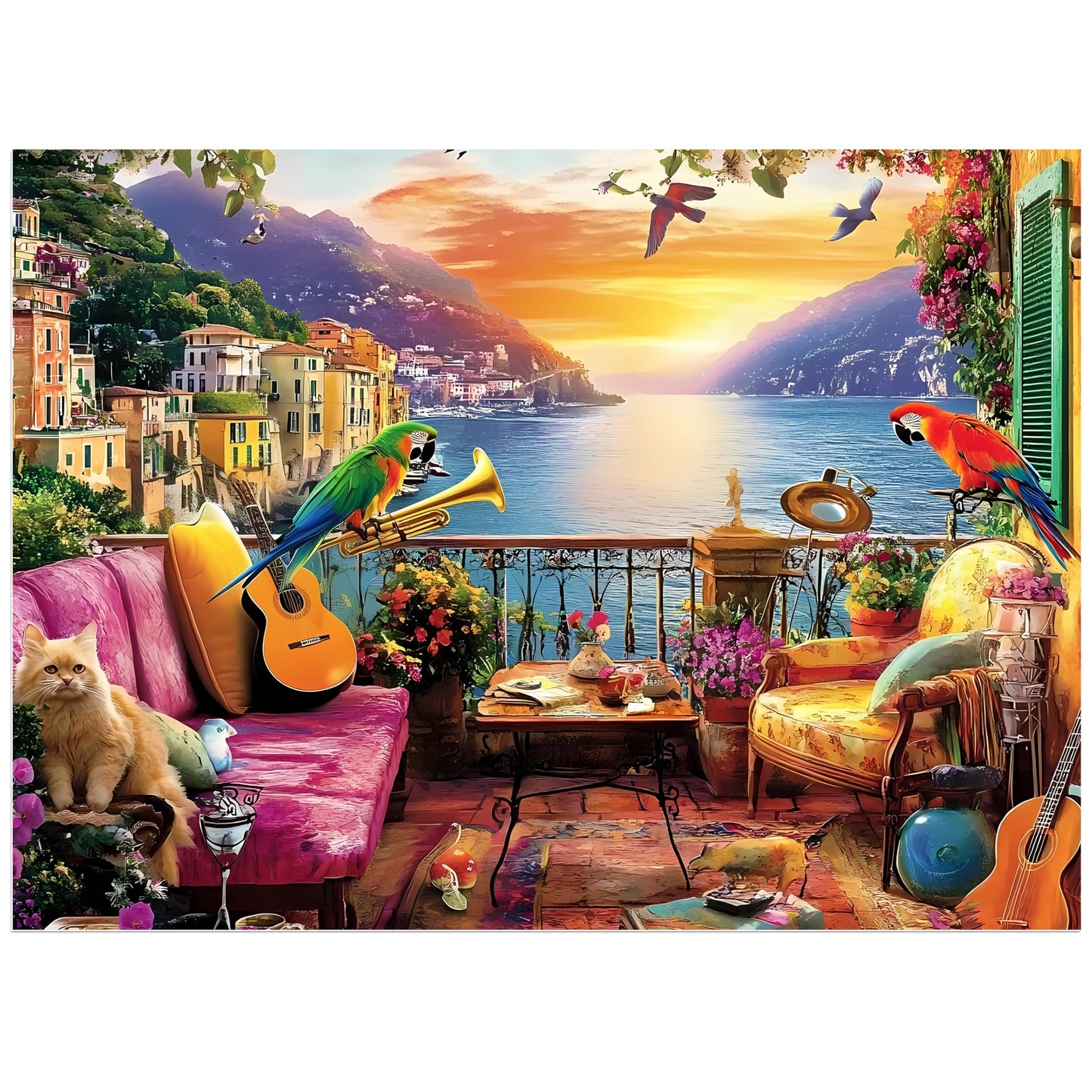 500 Piece Puzzles For Adults, Parrot Jigsaw Puzzle 500 Pieces For Adults Seniors, Nature Landscape Puzzles 500 Pieces For Adults