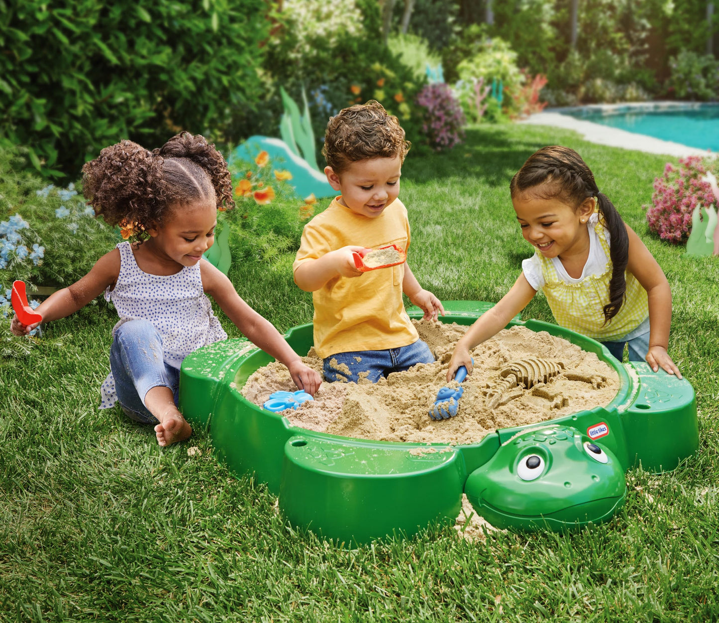 Little Tikes Turtle Sandbox, For Boys And Girls Ages 1-6 Years