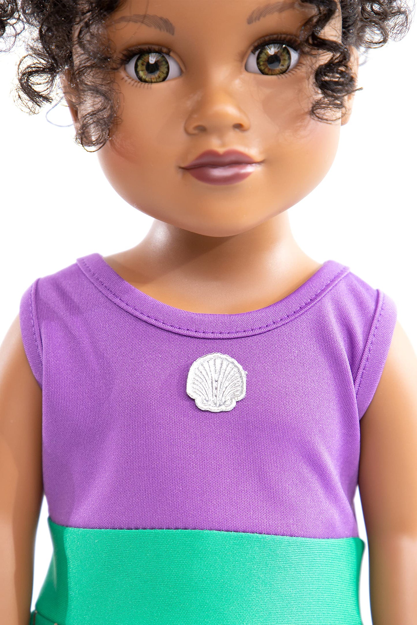Little Adventures Twirl Princess Doll Dress (Mermaid) - Doll Not Included - Machine Washable Child Pretend Play And Party Doll Clothes With No Glitter