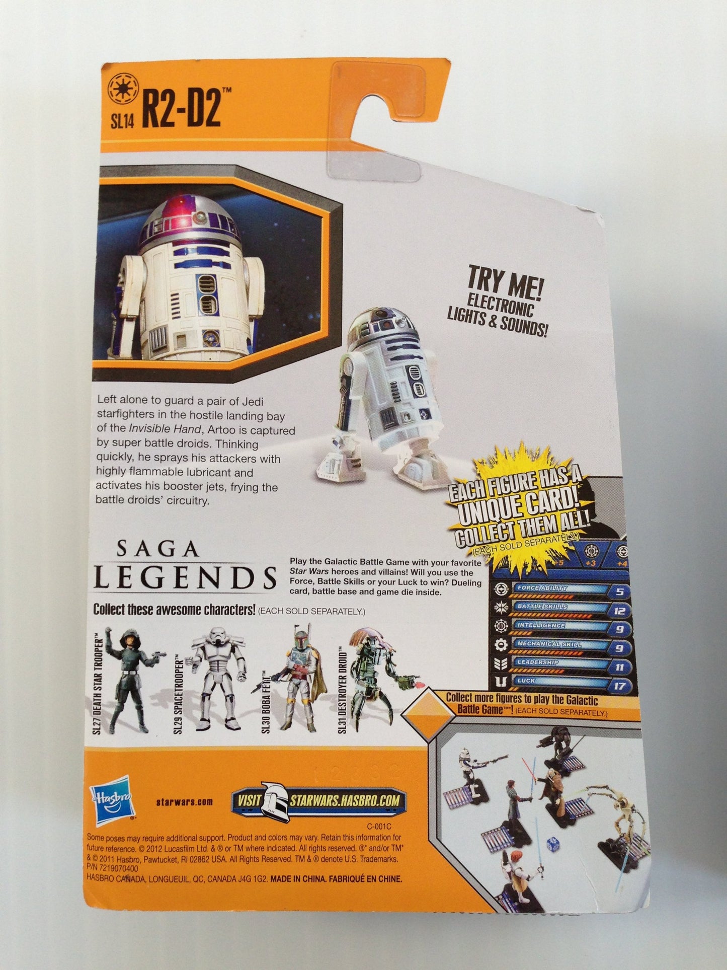 Hasbro 2010 Star Wars Saga Legends Action Figure Sl No. 14 R2D2 (Toy) Product