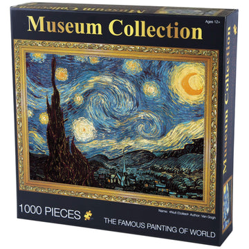 Beiwo Puzzle-Starry Night By Vincent Van Gogh Jigsaw Puzzles, 1000 Piece Puzzles For Adults And Kids (Starry Night, Square-1000 Pieces)