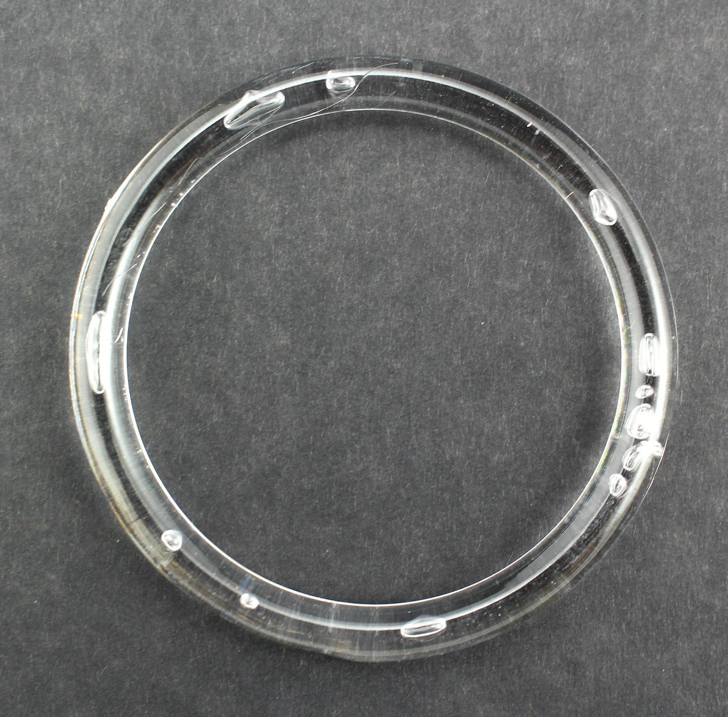 NST 5" Clear Plastic Rings - 12 Pieces, Durable Plastic, Ideal for Crafts and DIY Projects