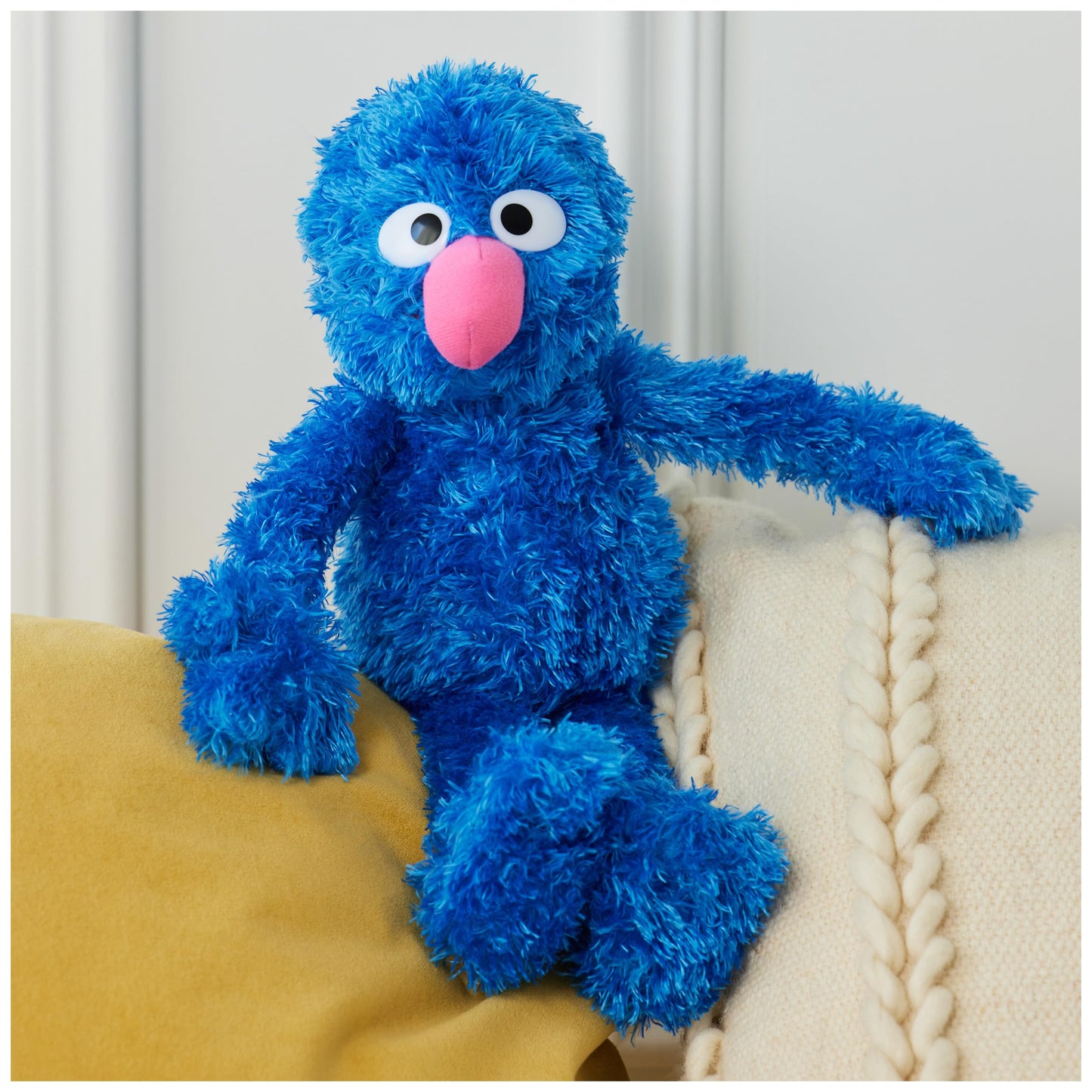 GUND Grover Muppet Plush Toy, 14.5, Premium Blue Plush for Ages 1+, Model 6047453, High Quality Materials