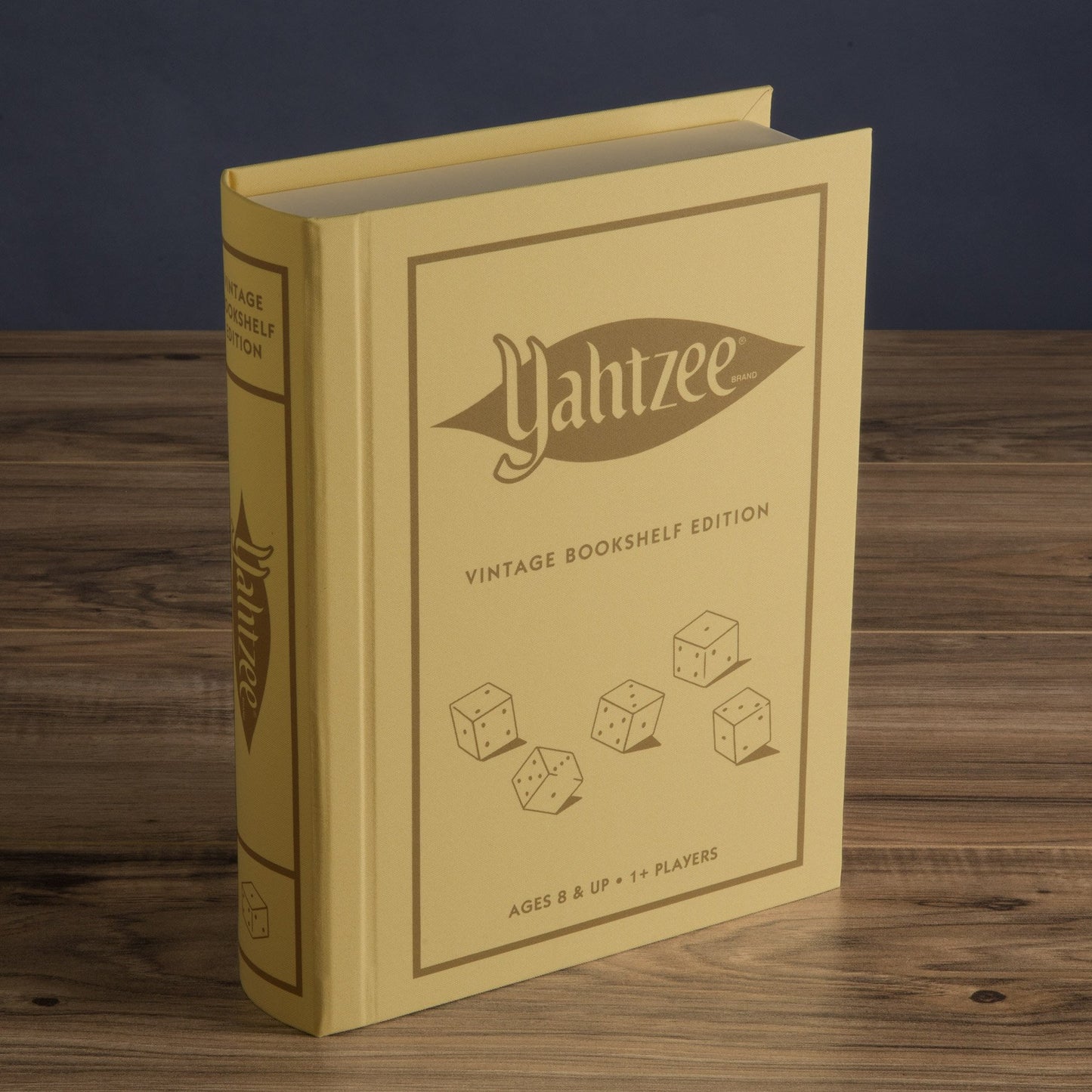 WS Game Company Yahtzee Vintage Bookshelf Edition - Cardboard, Beige, Model 27440