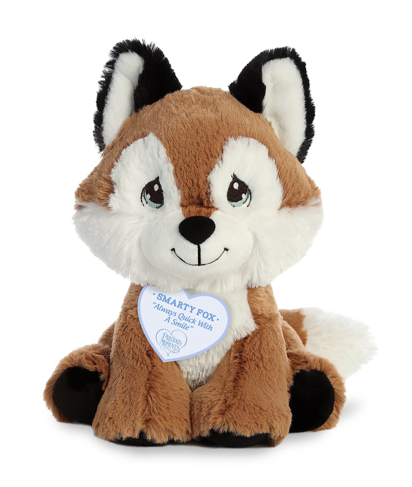 Aurora® Inspirational Precious Moments™ Smarty Fox Stuffed Animal - Cherished Memories - Enduring Comfort - Brown 8.5 Inches