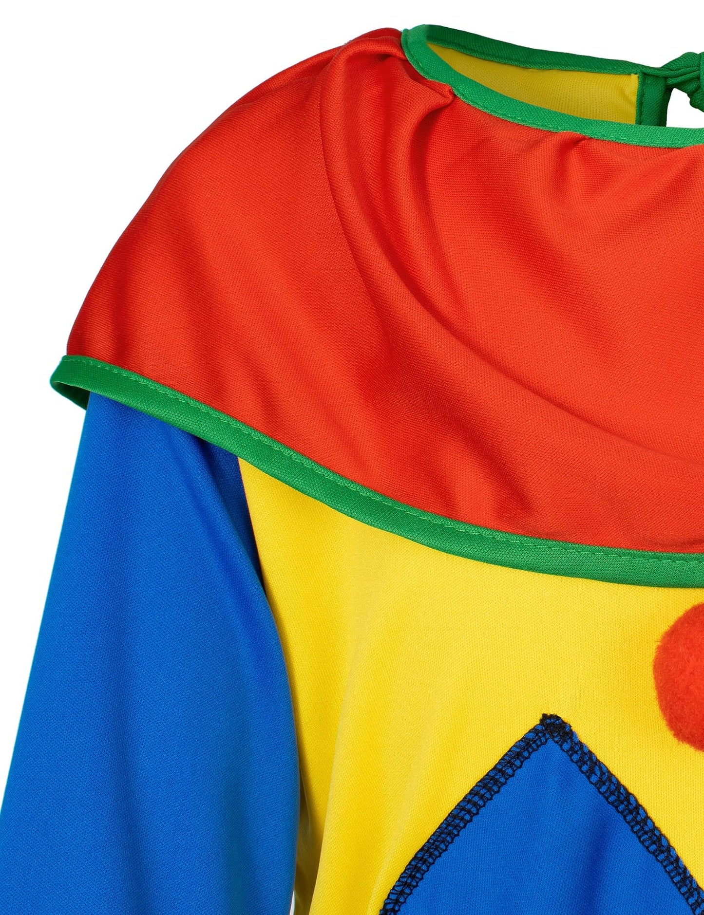 Yoroka 5Pcs Kids clown costume set Circus costume Boys and Girls Cosplay Costumes Quick Dress up for Clown(M)