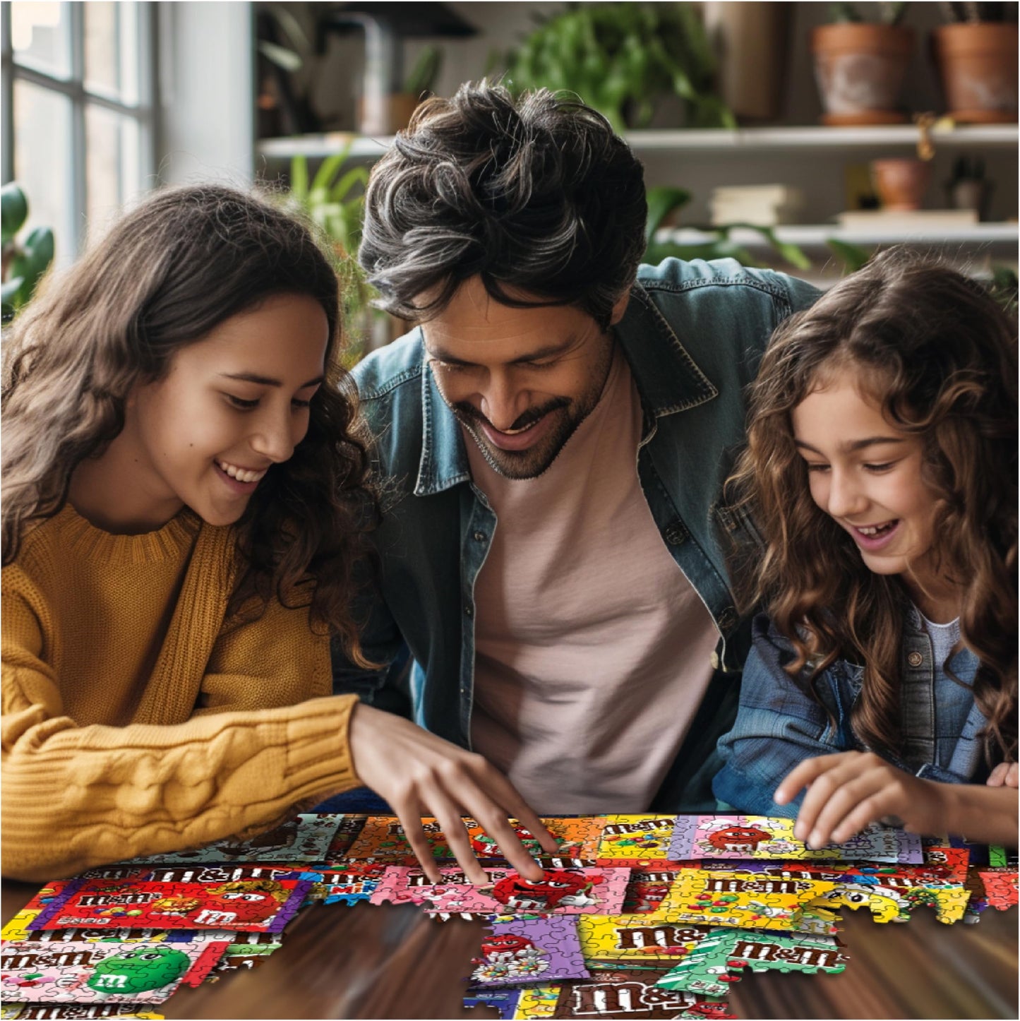 White Mountain Puzzles M&M's 1000 Piece Jigsaw Puzzle - Colorful Fun for All Ages
