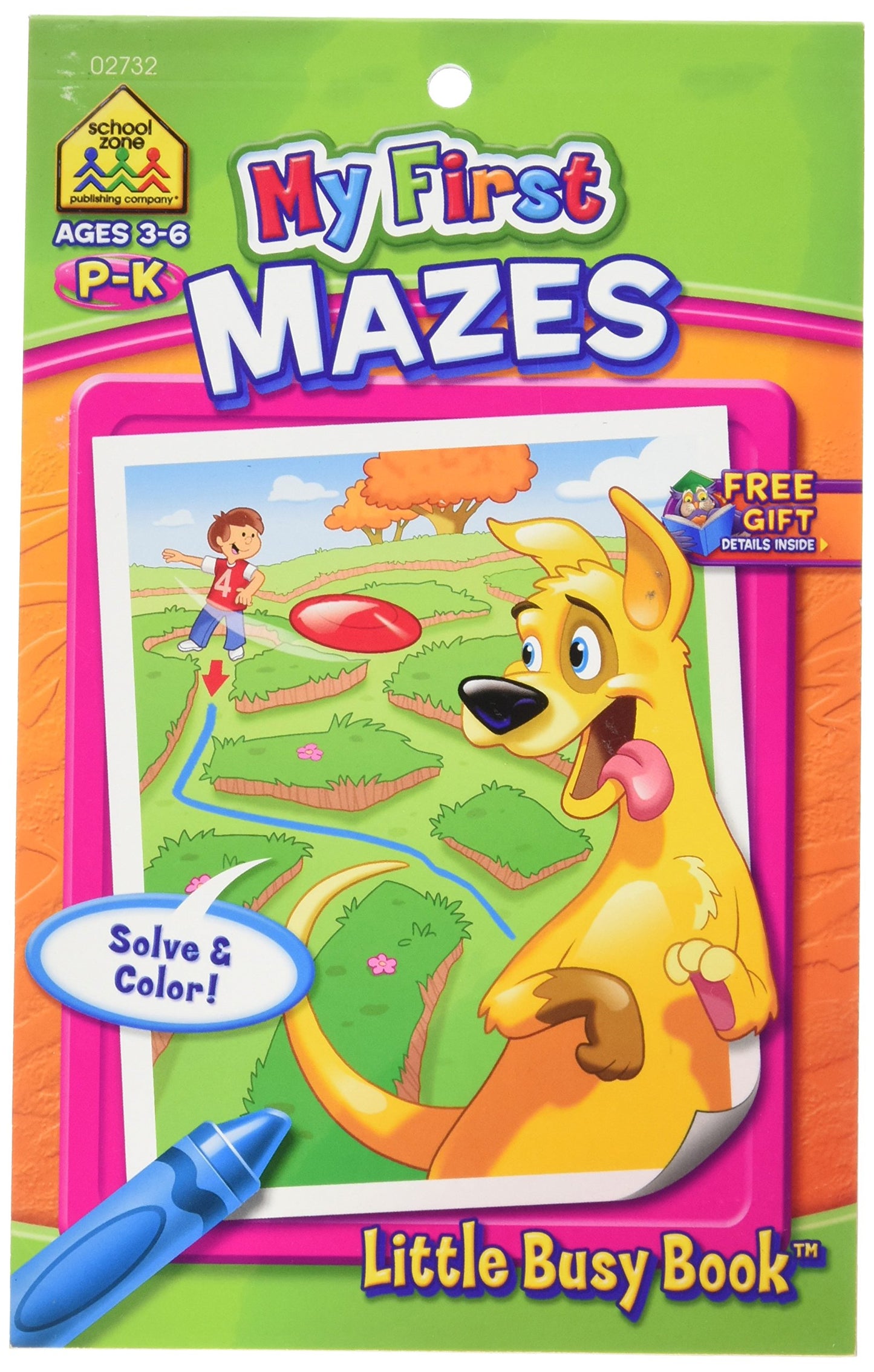 School Zone Sz 1st Mazes Little Busy Size Ea