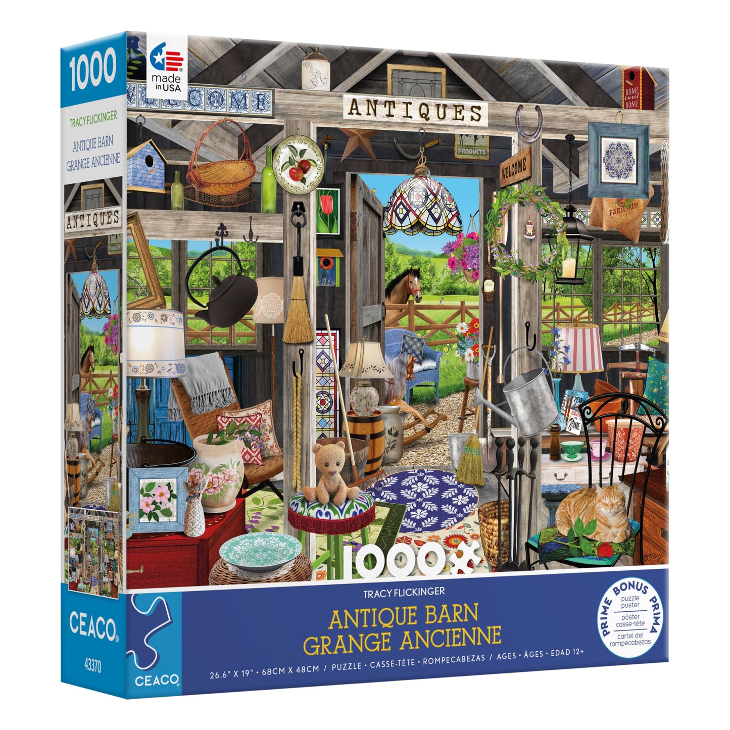 Ceaco - Tracy Flickinger - Antique Barn - 1000 Piece Jigsaw Puzzle