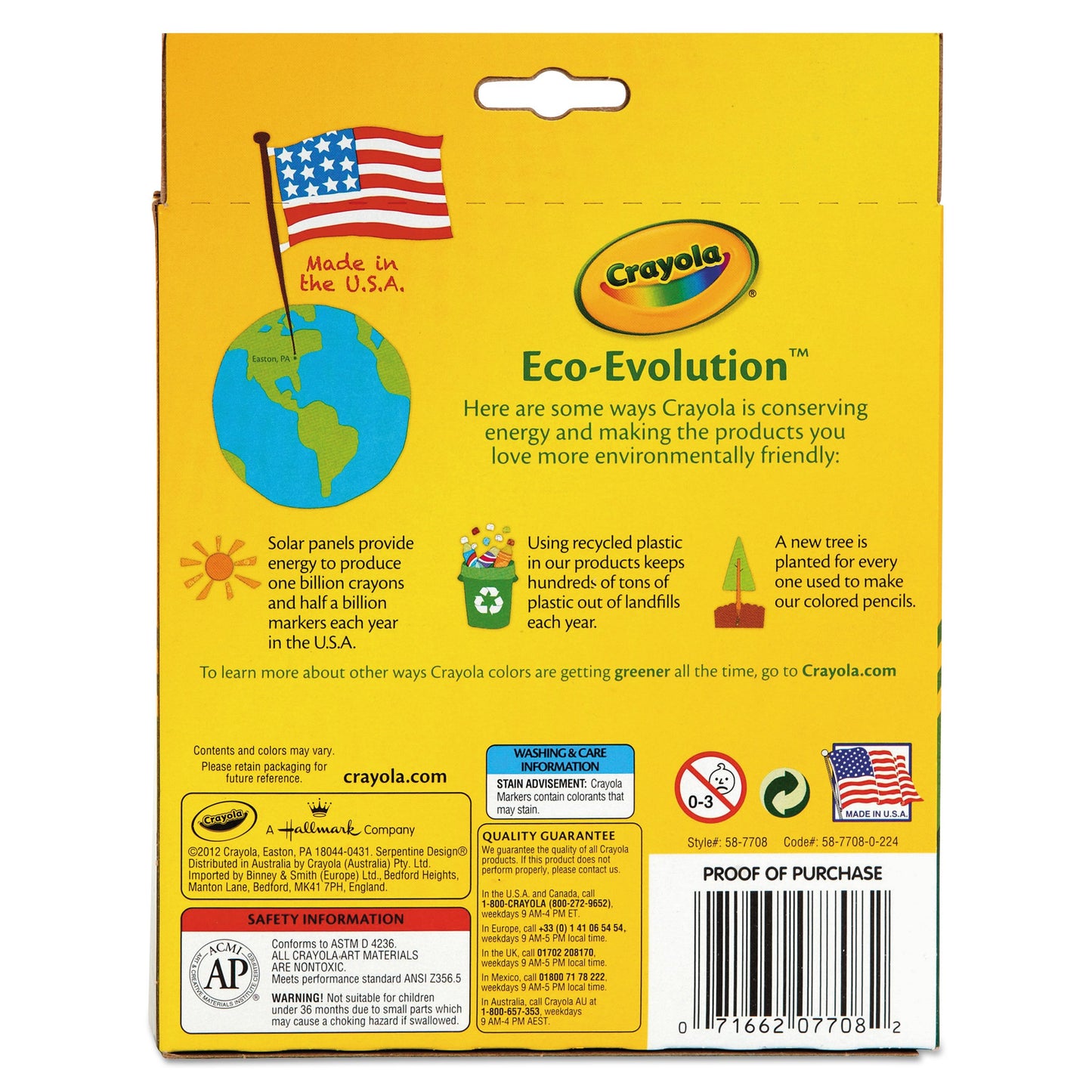 Crayola 8 Nontoxic Classic Colors Markers 8 pk (Pack of 6)