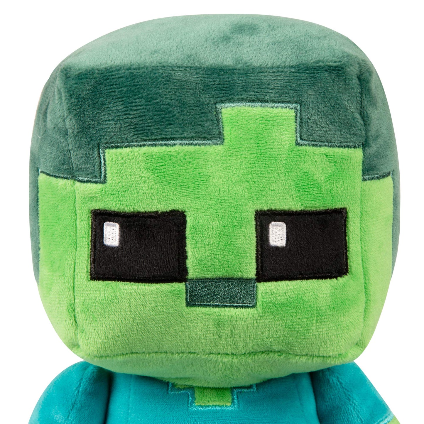 Jinx Minecraft Crafter Zombie Plush Stuffed Toy, Multi-Colored, 8.75'' Tall