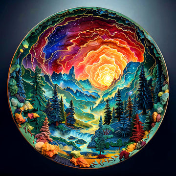 Wooden Puzzles For Adults - 3D Vision Effects Sky Wooden Jigsaw Puzzles - Unique Shaped Wooden Jigsaw Puzzles For Adults - Creat